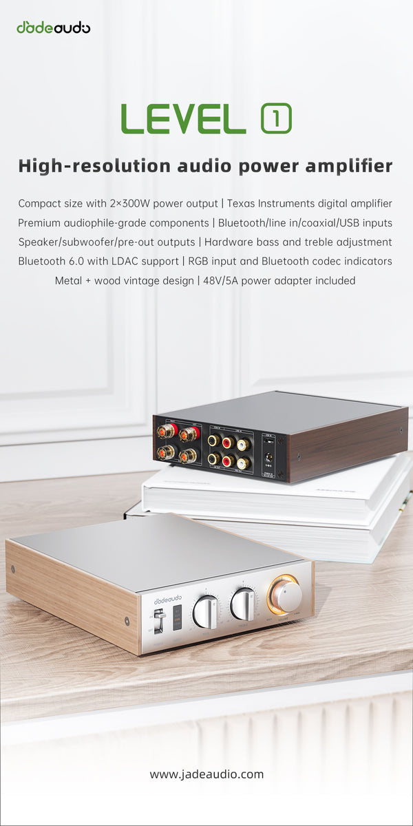 Fiio Level 1 — Amplificador Integrado