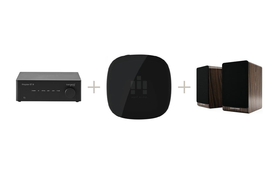Sistema Tangent — Ampster BT III + iEAST OLIO + Acoustic Energy AE100²