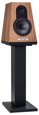 QLN One — acabamento Nogueira Mate (frente, com suporte)