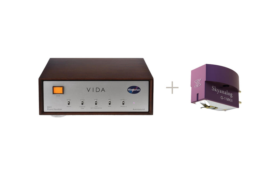 Pack Moving Coil — Aurorasound VIDA MKII + Skyanalog G-1 MKII